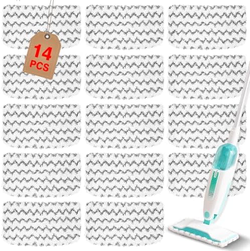 14 Pack Steam Mop Replacement Pads Compatible by YHOVID