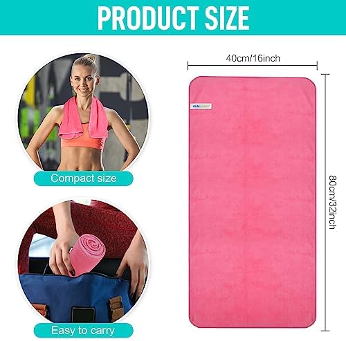SINLAND Microfiber Gym Towels, Workout Sweat Towel 16x32In - Image 2