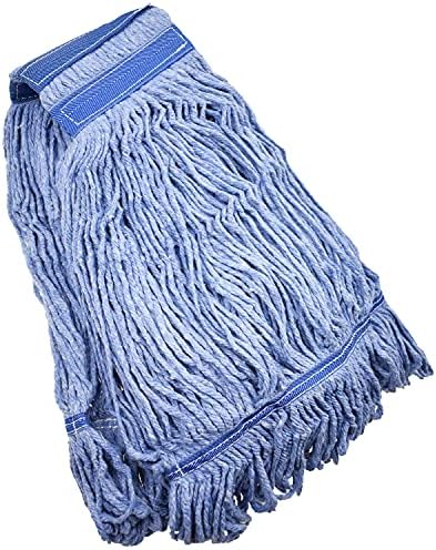Mop Head Replacement Commercial Heavy Duty String Blue Wet Mop Heads by NIUBEE