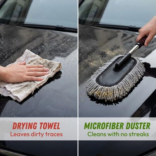 Microfiber Car Duster Cleaning and Car Dash Brush Supplies - Image 5