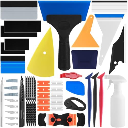 Arayker 28 Pcs Car Window Tint Tools Kit Vinyl Wrap Tool Car Film Tint Kit by Arayker
