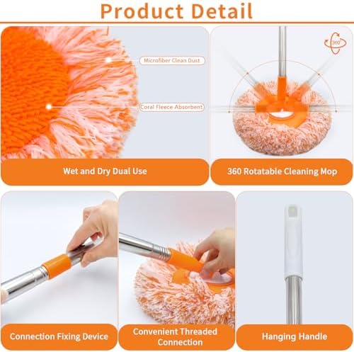 360 Rotatable Adjustable Wall Mop - Image 3
