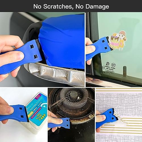 NEWISHTOOL Double Edged Plastic Blades 300 PCS Replacement Blades 1.5-Inch - Image 6