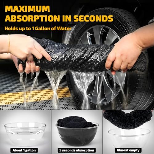 SMINDER 2-Pack 1200 GSM Car Drying Towels – Microfiber Towels - Image 3