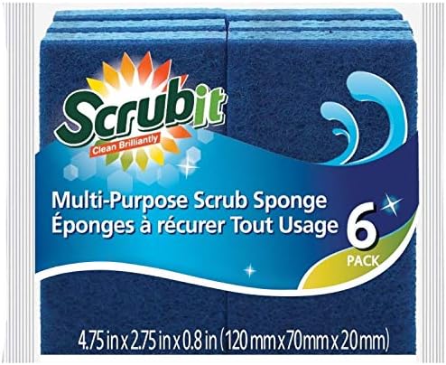 Scrubit Non-Scratch Cleaning Scrub Sponges- Scrubbing Dish Sponge Ideal by SCRUBIT