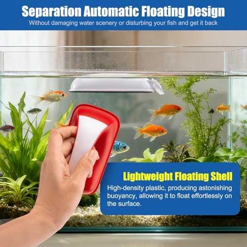 Small Aquarium Cleaning Tool Fish Tank Strong Magnetic Algae Scraper Glass - Image 6