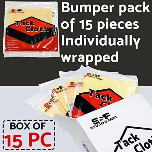 S&F STEAD & FAST Tack Cloths, 15 Pack, - Image 2
