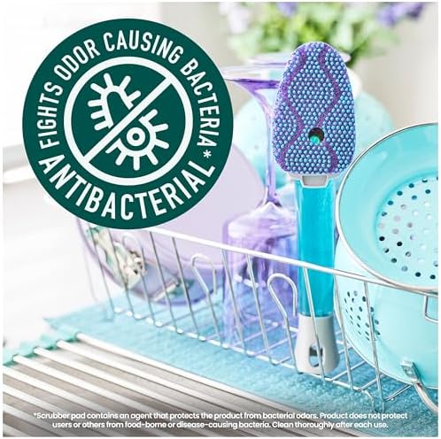 Scotch-Brite Non-Scratch Advanced Soap Control Dishwand, Leak-Free Guarantee - Image 4