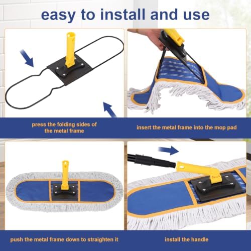 24" Commercial Dust Mop: Heavy Duty Industrial Floor Duster - Image 5