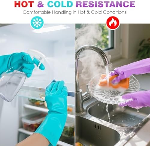 Elgood Reusable Dishwashing Cleaning Gloves - Image 5