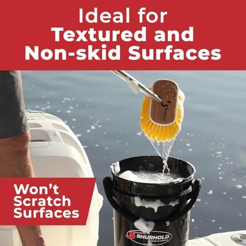 Shurhold Classic Deck Brush – Boat Cleaning Brush - Image 5
