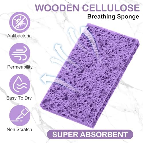 Zhengmy 48 Pcs Sponges Bulk Sponges Kitchen Compressed Sponge - Image 3