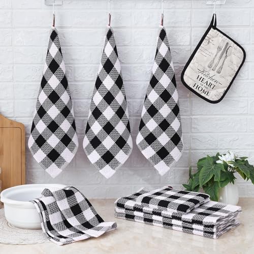 Homaxy Kitchen Towels and Dishcloths Set of 8 - Image 6