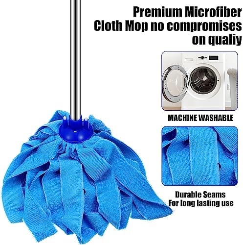 Yaomiao 12 Pcs Microfiber Mop Heads Replacement - Image 6