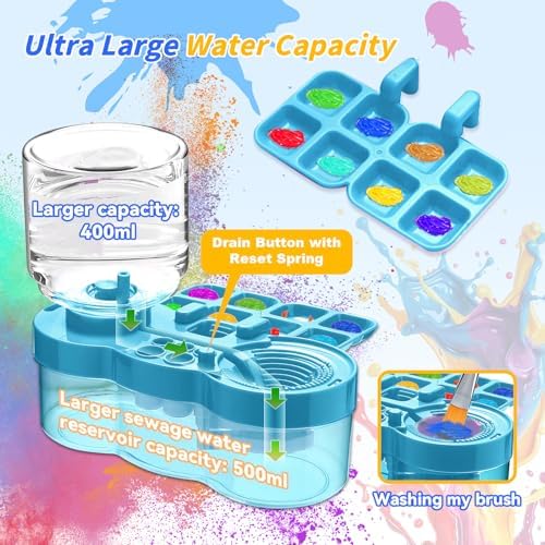 Upgraded Art Rinse Brush Cleaner Paint Rinser Washing My Brushes - Image 5