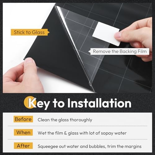 rabbitgoo Blackout Window Film 100% Light Blocking - Image 4