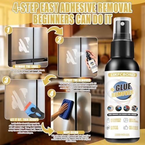 Sticker Remover Spray 100ml, Adhesive Remover Spray Set - Image 5