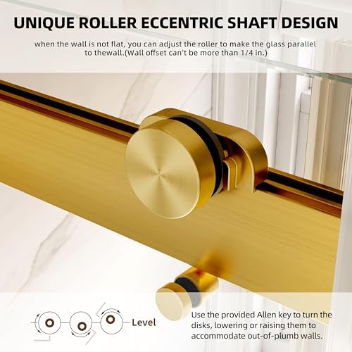 ACE DECOR Frameless Shower Door - Image 3