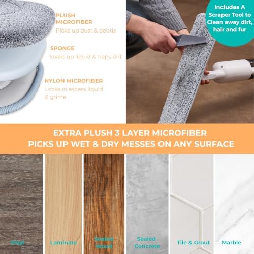 True & Tidy 4-in-1 Spray Mop Kit - Image 3