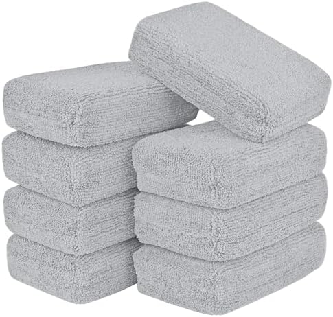 AIDEA Microfiber Applicator Pad-8 Pack, Car Wash Sponge by AIDEAHOME