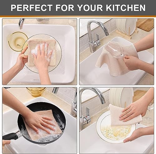 Kitinjoy 100% Cotton Waffle 12-Pack Kitchen Towels - Image 4