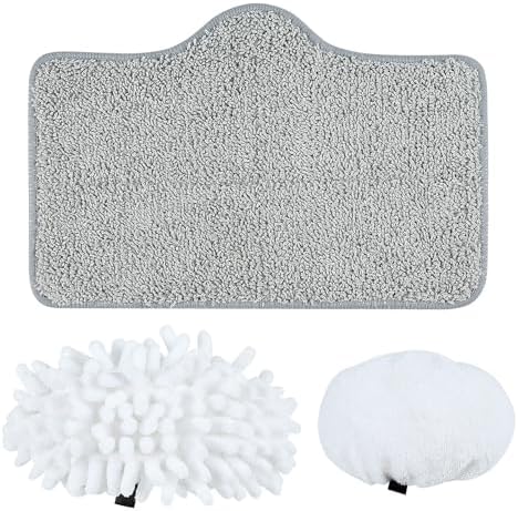 Steam Mop Replacement Pads，1 Floor Mop Cloths, 1 Hanging Iron Cloth and 1 by Unknown