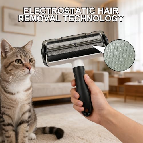 Reusable Pet Hair Remover Roller – Self Cleaning Lint Roller - Image 4