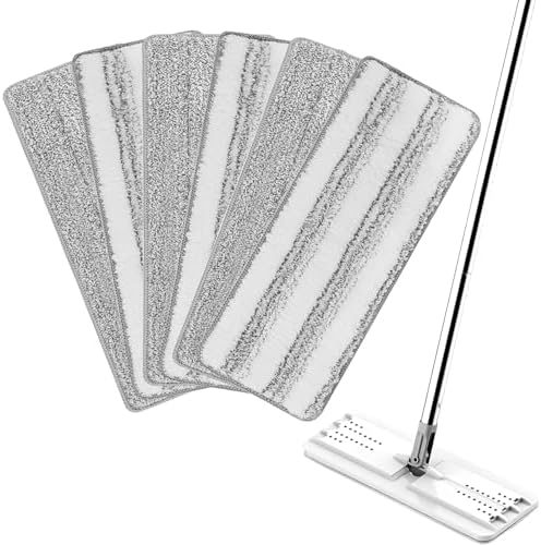 6 Pack Mop Replacement Pads Compatible by ABetterChoiceforYourHome