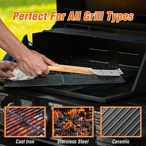 SIMPLETASTE Grill Brush and Scraper - Image 6