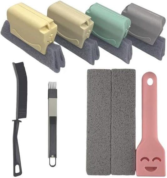 8-Piece Cleaning Brush Set, Window Track & Crevice Tools by WenfuChoiziic