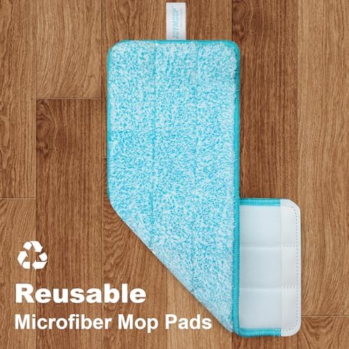 JOYMOOP Flat Mop Head, 13 Inch Microfiber Replacement, 1 Pack - Image 4