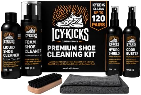 ICYKICKS Shoe Cleaning Kit, 6-in-1 Sneaker Cleaner by ICYKICKS