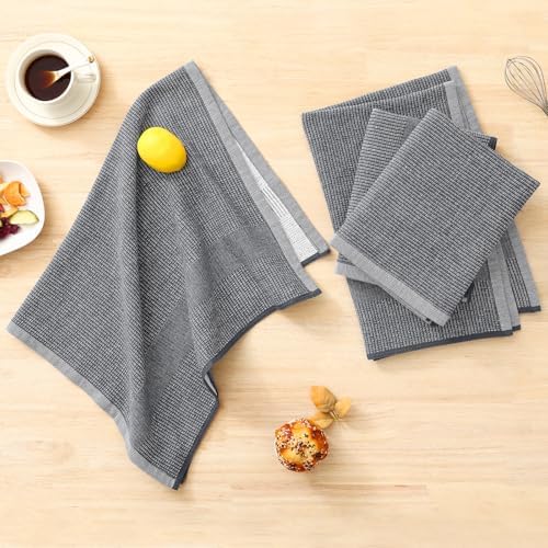 Homaxy 380 GSM Cotton Premium Kitchen Towels 12 Pack - Image 5