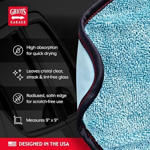 Griot's Garage PFM Dual Weave Glass Towels - Image 3