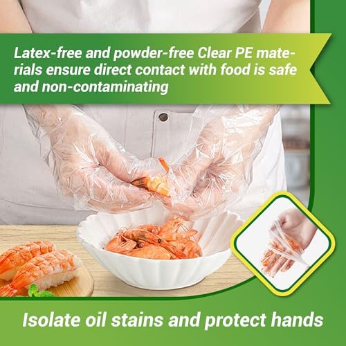Disposable Plastic Gloves Food Handling Service Gloves Disposable - Image 4