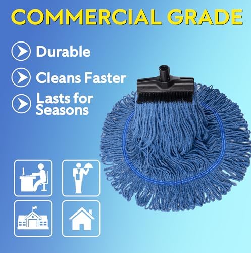 Matthew Large Heavy Duty Mop Head Commercial Replacement - Image 3