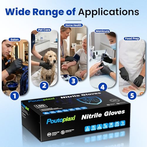 Nitrile Disposable Gloves 5 Mil, 100 Cout - Image 7