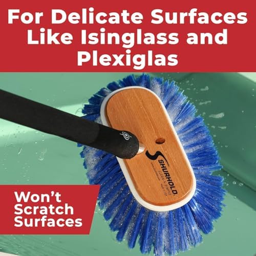 Shurhold 6" Nylon Extra Soft Bristles Deck Brush - Image 6