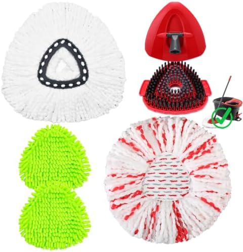 Upgrade Mop Heads Replacements for Ocedar, Spin Mop Scrub Brush Replacement by Unknown