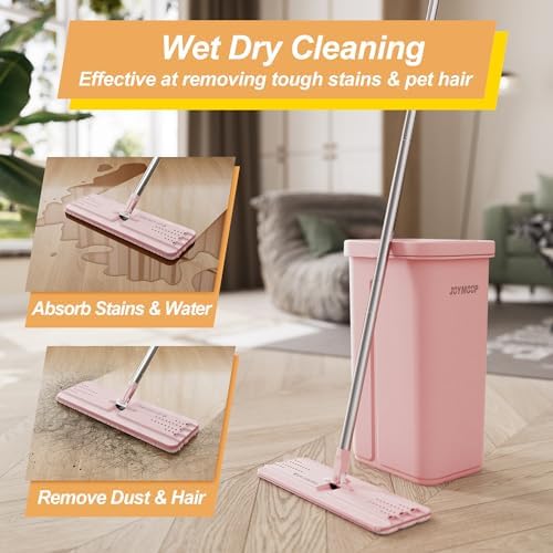 JOYMOOP Pink Mop and Bucket - Image 4