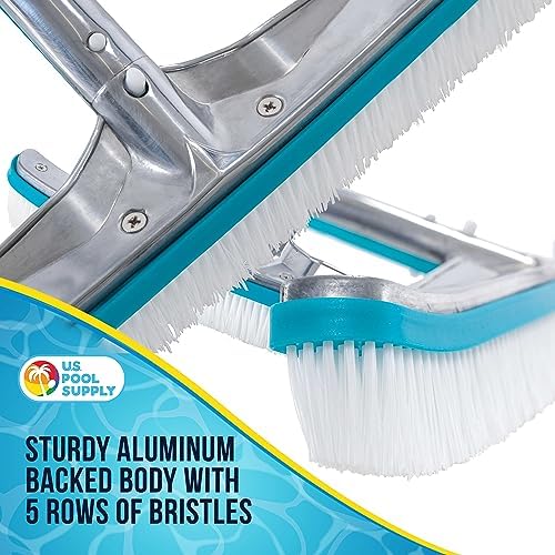 U.S. Pool Supply 18" Pool Brush Head - Image 4