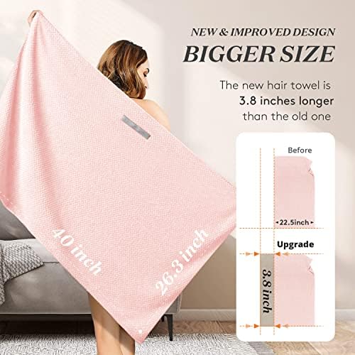 YFONG Large Microfiber Hair Towel Wrap - Image 5