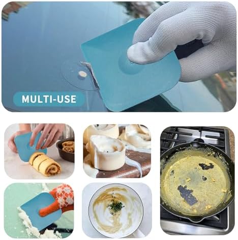 Herda Premium Pan Pot Scraper Dish Scraper, Kitchen Plastic Food Scraper - Image 5