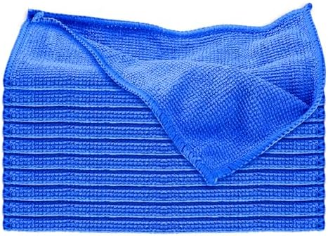 10 Pack Microfiber Cleaning Cloth 6"x6" Reusable Cleaning Rag Fast Drying by Unknown
