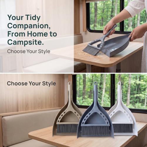 Mini Broom and Dustpan Set Small Hand Broom - Image 7