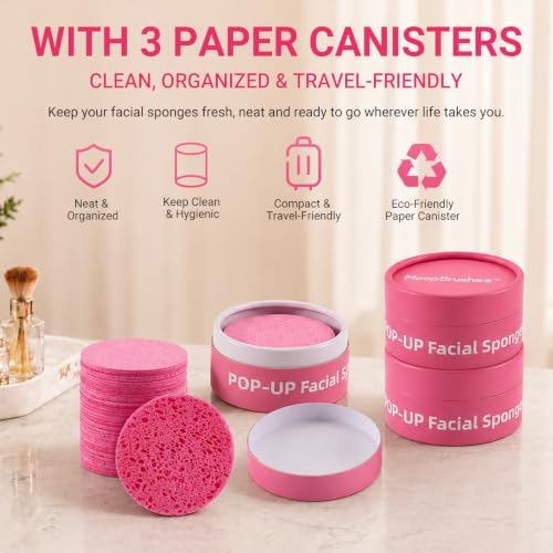 90 Count Compressed Facial Sponges - Image 2