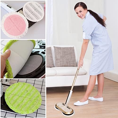 Cordless Electric Mop Pads, 6.3in Spin Mop Pads Compatible - Image 3