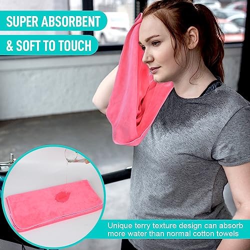 SINLAND Microfiber Gym Towels, Workout Sweat Towel 16x32In - Image 6