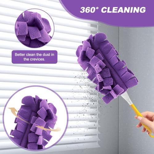 14 Pcs Microfiber Reusable Duster Refills Compatible - Image 3
