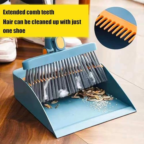 Broom with Dustpan Combo Set 180 Rotatable Brooms and Dustpan Set - Image 5